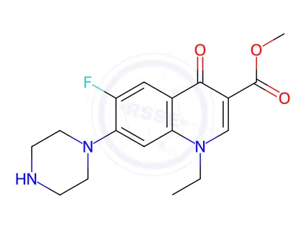 Chemical structure of Norfloxacin Impurity 8