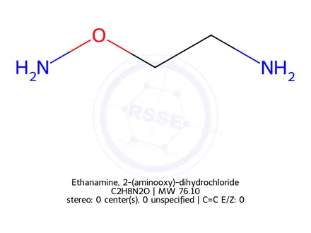 Chemical structure of Ethanamine, 2-(aminooxy)-dihydrochloride