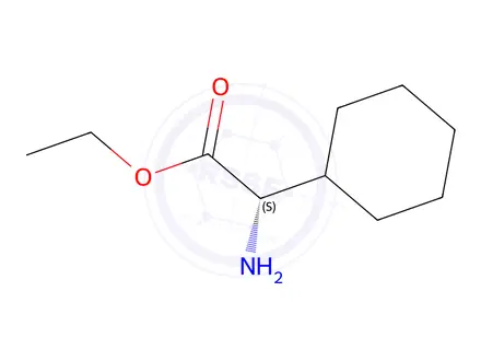 Chemical structure of ethyl (2S)-2-amino-2-cyclohexylacetate