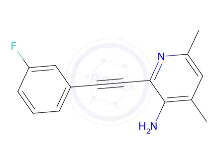 Chemical structure of ADX 10059 Hydrochloride