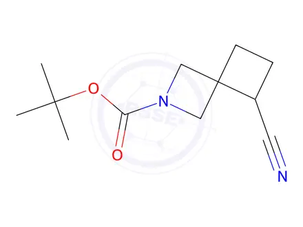 Chemical structure of Tert-butyl 5-cyano-2-azaspiro[3.3]Heptane-2-carboxylate