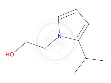 Chemical structure of 1H-Pyrrole-1-ethanol,2-(1-methylethyl)-(9CI)