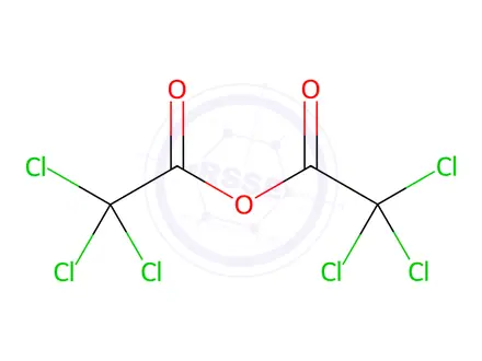 Chemical structure of Trichloroacetic anhydride