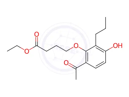 Chemical structure of Ethyl 4-