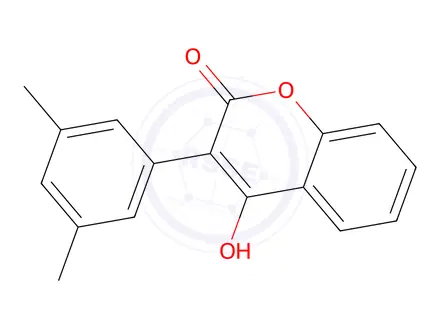 Chemical structure of Xylocoumarol