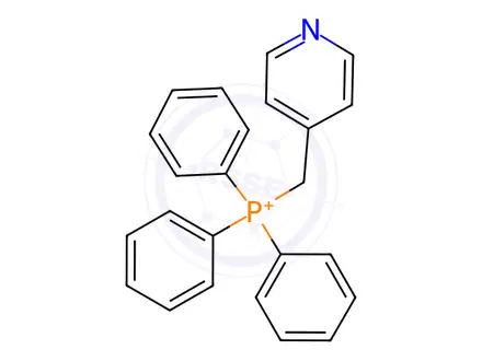 Chemical structure of 4-[(Triphenylphosphonio)methyl]pyridinium chloride