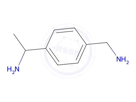 Chemical structure of 1-[4-(aminomethyl)phenyl]ethan-1-amine