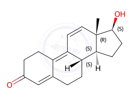 Chemical structure of Trenbolone
