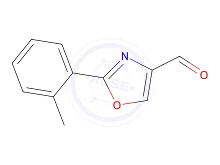 Chemical structure of 2-O-TOLYL-OXAZOLE-4-CARBALDEHYDE