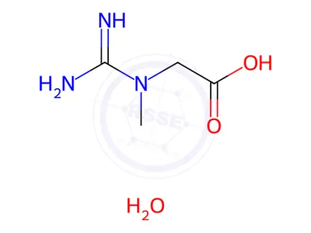 Chemical structure of Creatine monohydrate