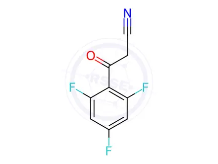Chemical structure of 3-oxo-3-(2,4,6-trifluorophenyl)propanenitrile