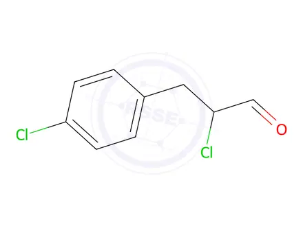 Chemical structure of 2-Chloro-3-(4-chlorophenyl)propanal