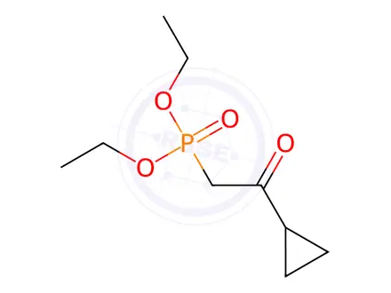 Chemical structure of Diethyl P-(2-cyclopropyl-2-oxoethyl) phosphonate