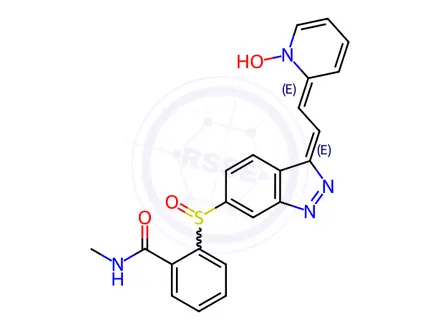 Chemical structure of Axitinib Impurity 3