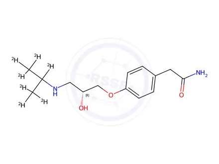 Chemical structure of (R)-Atenolol-d7