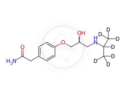 Chemical structure of Atenolol-[D7]