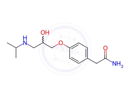Chemical structure of Atenolol