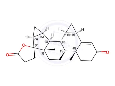 Chemical structure of 17(R)-Drospirenone