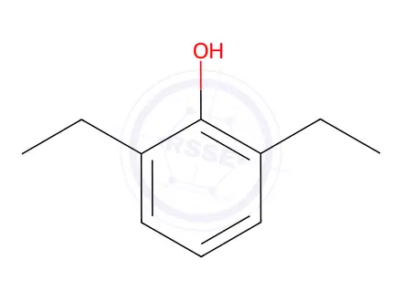 Chemical structure of 2,6-Diethylphenol