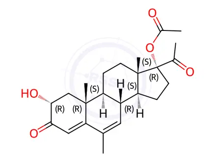 Chemical structure of Megestrol Impurity 19
