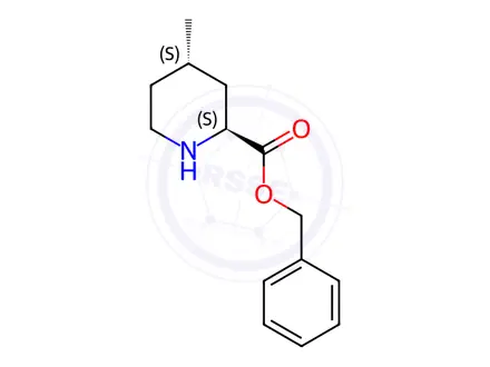 Chemical structure of BENZYL (+/-)-TRANS-4-METHYL-PIPERIDINE-2-CARBOXYLATE