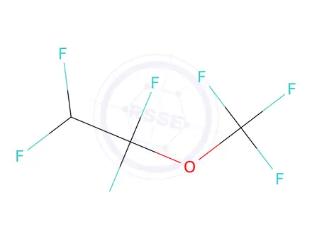 Chemical structure of Trifluoromethyl 1,1,2,2-tetrafluoroethyl ether