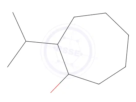 Chemical structure of 2-Isopropylcycloheptan-1-ol