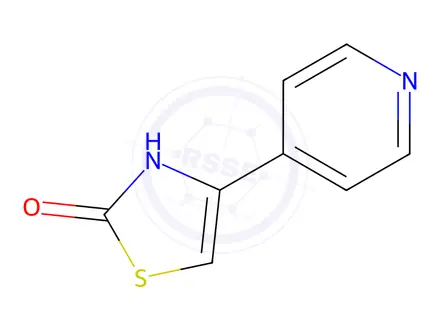 Chemical structure of 4-(pyridin-4-yl)-2,3-dihydro-1,3-thiazol-2-one