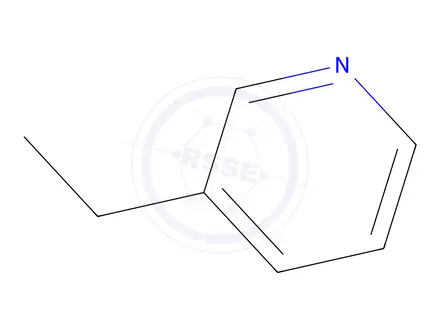 Chemical structure of 3-Ethylpyridine