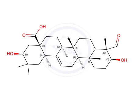 Chemical structure of lucyin A