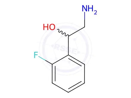 Chemical structure of 2-Amino-1-(2-fluorophenyl)ethanol