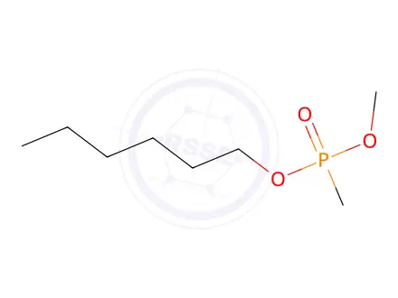Chemical structure of Hexyl methyl methylphosphonate