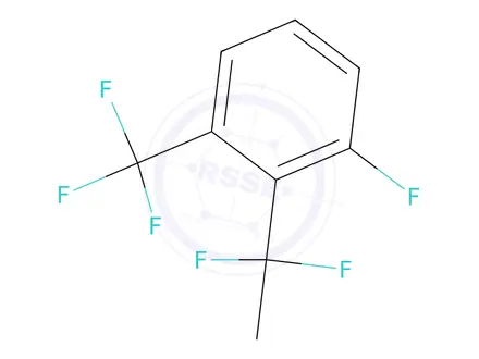 Chemical structure of 2-(1,1-Difluoroethyl)-1-fluoro-3-(trifluoromethyl)benzene