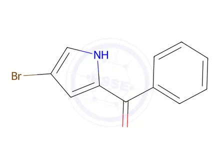 Chemical structure of 4-Bromo-2-benzoylpyrrole