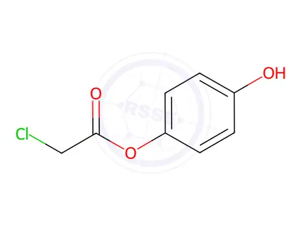 Chemical structure of p-Hydroxyphenyl chloroacetate