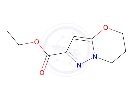 Chemical structure of ethyl 6,7-dihydro-5H-pyrazolo[5,1-b][1,3]oxazine-2-carboxylate