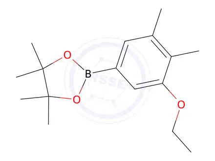Chemical structure of 2-(3-Ethoxy-4,5-dimethylphenyl)-4,4,5,5-tetramethyl-1,3,2-dioxaborolane