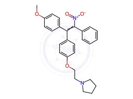 Chemical structure of Nitromifene