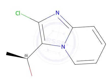 Chemical structure of (S)-1-(2-Chloroimidazo[1,2-a]pyridin-3-yl)ethan-1-ol