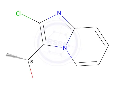 Chemical structure of (R)-1-(2-Chloroimidazo[1,2-a]pyridin-3-yl)ethan-1-ol