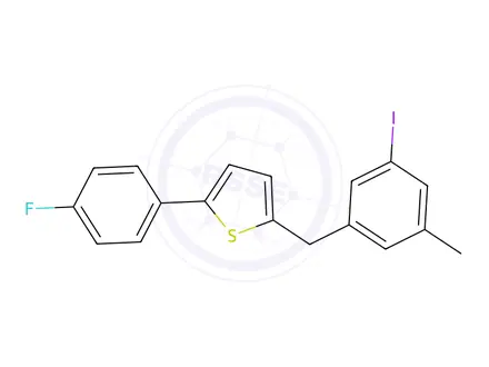 Chemical structure of Canagliflozin Impurity 77