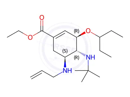 Chemical structure of Oseltamivir Impurity 107