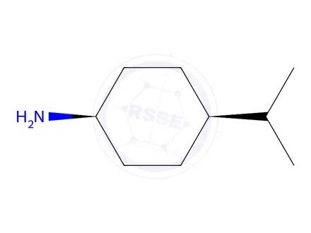 Chemical structure of (1S,4s)-4-isopropylcyclohexan-1-amine