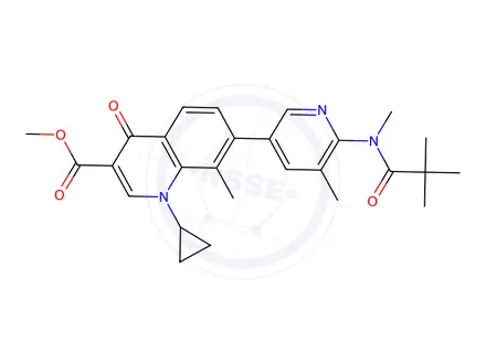Chemical structure of Ozenoxacin impurity 87