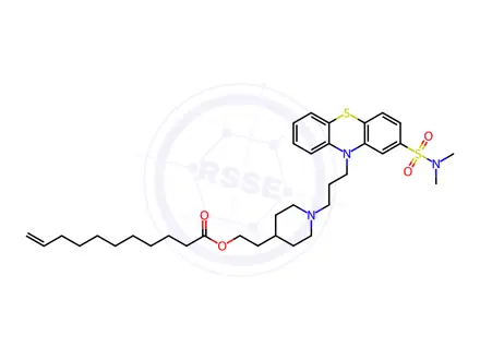 Chemical structure of Pipotiazine Palmitate Impurity 12