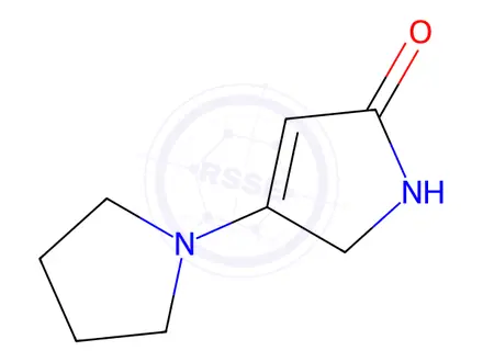 Chemical structure of 4-(Pyrrolidin-1-Yl)-1,5-Dihydro-2H-Pyrrol-2-One