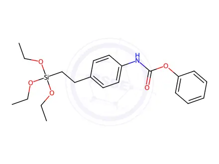 Chemical structure of Phenyl (4-(2-(triethoxysilyl)ethyl)phenyl)carbamate