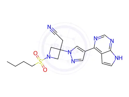Chemical structure of Baricitinib Impurity VII
