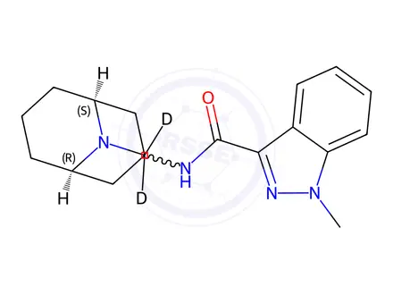 Chemical structure of Granisetron-d3 (9-methyl-d3)