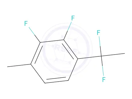Chemical structure of 1-(1,1-Difluoroethyl)-2,3-difluoro-4-methylbenzene
